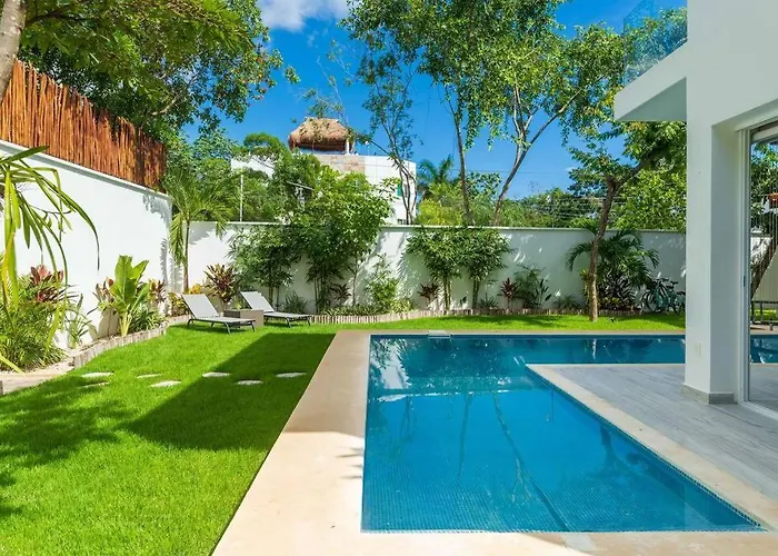 Luxury Private 3bed Villa, Garden, Pool,security Tulum