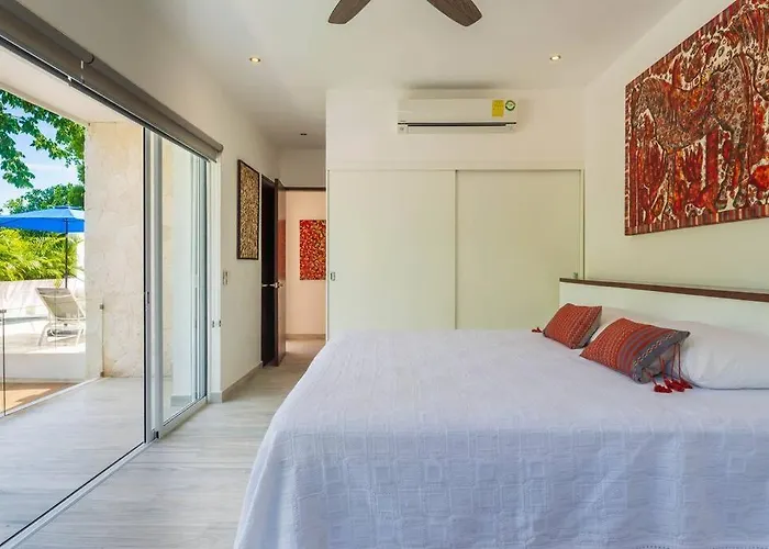 Villa Luxury Private 3bed Villa, Garden, Pool,security Tulum